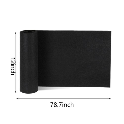 Black felt flower pot liner - flower,